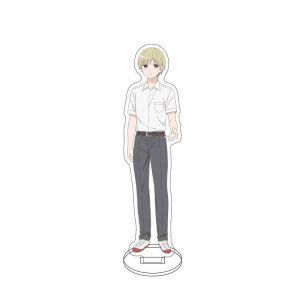 Bandai | 16CM Anime Acrylic Stand Kashiwada Không Biểu Hiện Cảm Xúc & Biểu Hiện Cảm Xúc Oota Hình Cosplay Đồ Trang Trí Quà Tặng Cho Người Hâm Mộ Và Nhà Sưu Tập