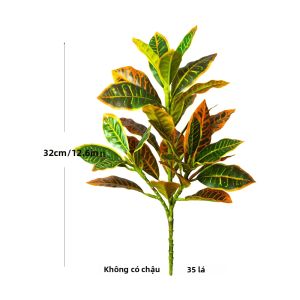 Cây Giả Ficus 24-41cm Cành Cây Sung Giả Cây Mã Não Nhiệt Đới Dùng Trang Trí Nhà Cửa Văn Phòng Trong Nhà