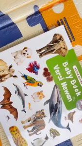Buku Bayi Boardbook - Baby Book Versi Hewan My First Book Lebih Dari 100 Hewan Pertamaku