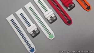 22mm 20mm 18mm Replacement Strap for Garmin Forerunner 265 170 70 255 245 165 645 Venu 4 Stainless Steel Buckle Sport Wristband