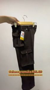 Celana Panjang Pramuka SMP/SMA Kelas 1-3 Best Quality Terbaru // Celana Terlaris Bahan Drill/Hightwiss Kualitas Terbaru Celana Sekolah SMA/SMK Best Seller