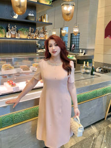 GLEC | Plus Size 2026 Summer New Arrival French Style Heavy Work Studded Fashion Dress