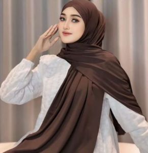 Terlaris Pashmina Instan Oval Original JERSEY Premium Jilbab Muslim Kerudung Panjang Lembut Nyaman Tebal Pasmina Anti ribet Premium Original