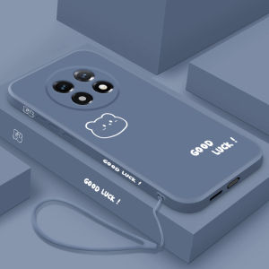 OppoA2 pro Liquid Silicone Phone Case Mens Womens Simple Full Lens Protection Soft Shell Anti-Fall Creative Personalized