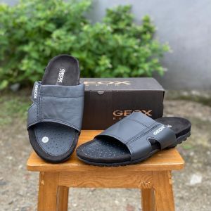 SANDAL GEOX RESPIRA / SANDAL SLOP PRIA SANDAL KULIT ASLI