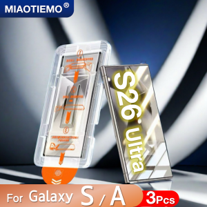 3Pc For Samsung Galaxy S26 S25 Edge S24 Ultra S23 S22 S21 Plus Fe A55 A56 A25 A35 A36 A16 A26 5G Screen Protector Tempered Glass