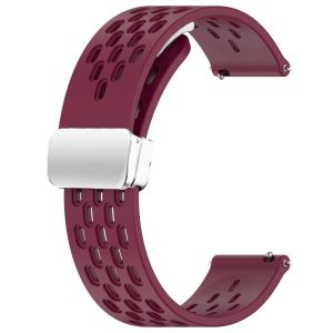 18/20/22 มม.ซิลิโคนสําหรับนาฬิกา Huawei GT 5 Pro 46 มม.42 มม.Breathable กีฬาแม่เหล็กสําหรับ Huawei GT5 GT4 46 มม.41 มม.เข็มขัด