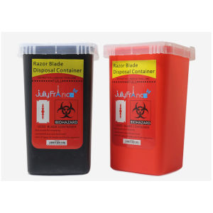 Barber Shop Blade Recycling Box Mini Razor Blade Disposal Storage Hairdresser Mini Trash Can Pro Barbershop Home Tools Supplies
