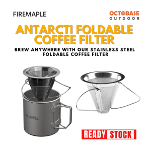 FIREMAPLE - ANTRACTI FOLDABLE COFFEE FILTER LIGHWEIGHT STAINLESS STEEL POUR OVER DRIPPER