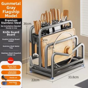 COOKER KING | Multifunctional 304 Stainless Steel Cutlery Organiser