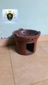 ANGLO TUNGKU GERABAH TANAH LIAT D-30 CM TEMPAT ARANG GERABAH TRADISIONAL JAWA TEMBIKAR KLASIK UNIK ETNIK SAM CORP