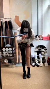 Black/White for Lady Basic High quality Minimalist Elegant Japanese Korean Style Comfortable Knee Sock compression stocking Lingerie Womenswear