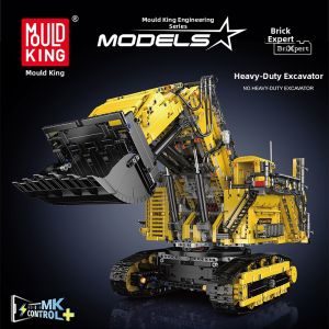 Mould King | High Difficulty Electric Remote Control Construction Machinery Assembled Building Blocks Model