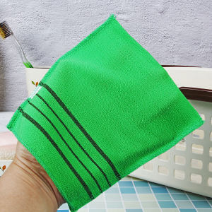South Korea Imported Single-Layer Bath Towel for Hand Mud Bath Towel Bath Towel Sauna Bath Towel Bath Sponge 3 Pieces