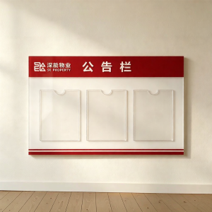 RUIKELAIXIANG | Outdoor Acrylic Notice Board