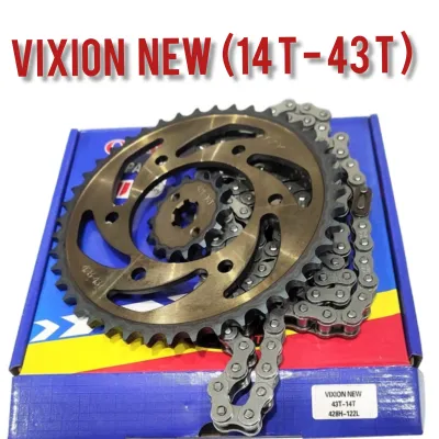 PAKET GEARSET VIXION NEW PLUS RANTAI DDI