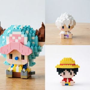 Bandai | One Piece Anime Chopper Luffy Building Blocks Set 315pcs M200 Micro Bricks Toy for Adults Collectible Home Desk Decor Gift