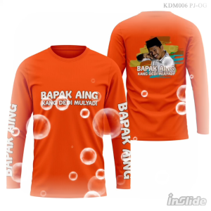 BAJU KDM BAJU KAOS KANG DEDI MULYADI KAOS BAPAK AING LENGAN PANJANG TERBARU Katun Combat 24S