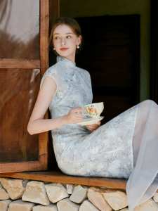 XIANGYING | Đầm Qipao Phong Cách Trung Quốc Mới