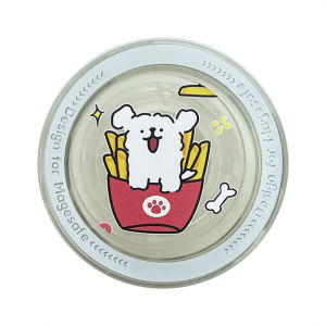 Foldable Magnetic Absorption Dog Line Mobile Phone Stand Semi-Transparent Frosted Airbag Support Retractable Air Cushion Holder