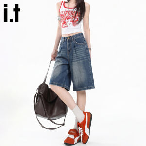 FINGERCROXX | Vintage Retro High Waist Flared Denim Shorts Summer Slimming