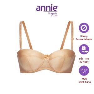 Áo ngực cúp ngang mút mỏng siêu nhẹ annie BRA8149 quyến rũ có chỗ lắp thêm mút nâng ngực gợi cảm ôm ngực không hở ngực
