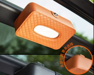 FREESHIPMAX- Hàng HOT giá sale- Hộp đựng khăn giấy trên ô tô bằng da cao cấp tiện lợi trên xe hơi-Hoàng đông shop