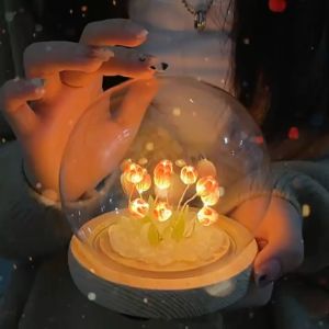 Đèn Ngủ Hoa Tulip Đèn Decor Đồ Decor Trang Trí Thủ Công Diy Quà Tặng Sinh Nhật Dịp Lễ Đặc Biệt
