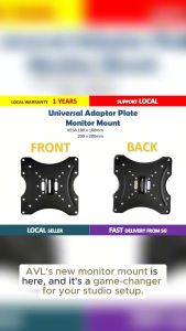 AVL Monitor Mount Universal Extension Plate for Vesa 200 x 200mm 100 x 100mm 75x 75mm 50x50mm 100 x200mm 200 x100mm