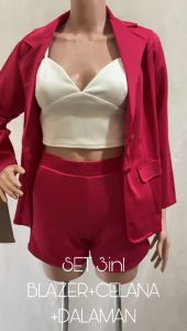 Stelan Blazer 3in1 7731-1-85 Realpict Bahan Scuba Tebal Premium