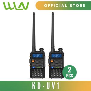 WLN KD-UV1 5W 199 Channel UHF 400-470MHz/ VHF136-174MHz Two-Way Walkie Talkie Radio - SET OF 2