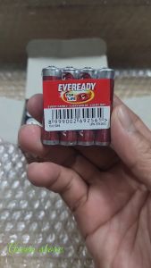Combo 3 vỉ pin đũa AAA 1.5V (12 viên) mèo đỏ EVEREADY Heavy Duty hàng chính hãng