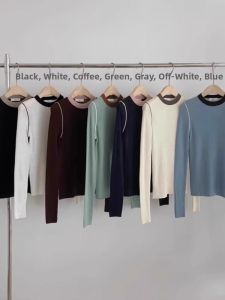 HUOLISI | Round Neck Loose Pullover Sweater Female