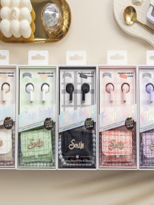 Crown Fashionable TWS Bluetooth Long Battery Life True Wireless Bluetooth Earphones Ultra-Long Standby Time 30 Hours HIFI Sound