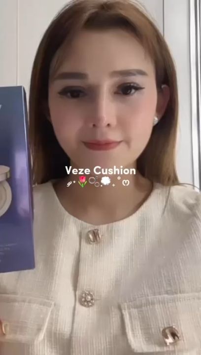 [BPOM] -VEZE - New Launch BB Cushion | Hydrating Soft And Flawless Air Cushion BB Cream Light Complexion+Pot Reffil Dus 15gr