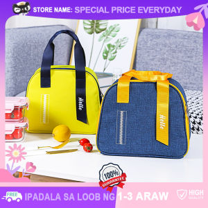 Colorful Insulated Lunch Bags with Zipper Oxford Waterproof Aluminum Foil Inside Japanese Style Thermal Tote Bag Lunch Box Storage Bag for Women&men Work&school Kids