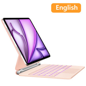 GOOJODOQ Magic Keyboard for iPad Air 6 2024 13 inch case for iPad Pro 12 9 2018 2020 2021 2022 iPad Air 13 2025 M3 Cover