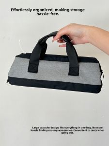  Travel Bag Compatible Hair Dryer Storage Bag Curling Iron Accessories Pouch Non-Woven Fabric Cover for Womens Beauty Tools