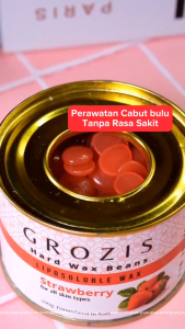 GROZIS Hair Removal Brazilian Hard Wax Beans Perontok Bulu
