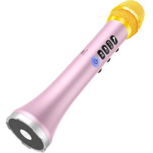 Happy Companion 698dsp Wireless Bluetooth Mobile Karaoke Machine 20W Integrated Sound System Handheld All-Mount Microphone