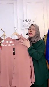 Set Pakaian Dewasa Crinkle Polos Lengan Panjang Terbaru