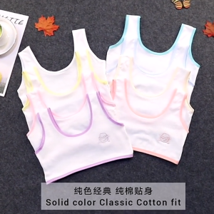 【คลังสินค้าไทย】DXSS 1-3 PCS บราสซีรีย์บราผ้าฝ้ายสาวสำหรับเสื้อโค้ทออกกำลังกายเด็กวัยรุ่นชุดชั้นในตัวบนพัฒนาแล้ว