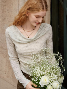 XIANGYING | Áo Thun Ombre Gradient