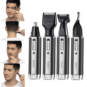 Kemei Rechargeable Electric All In One Hair Trimmer For Men Grooming Kit Beard Trimer Facial Eyebrow Trimmer Nose Ear Shaver