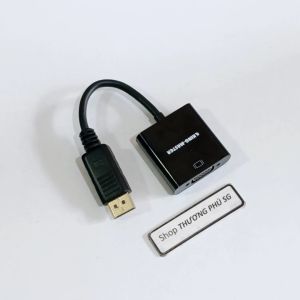 Cáp chuyển DisplayPort ra VGA (DP to VGA) / Cáp dài 20Cm (KINGMASTER)