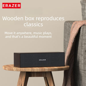 Lenovo | ERAZER wired USB speaker notebook desktop speaker mobile phone speaker wooden retro speaker Bluetooth small speaker D01