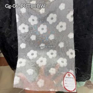 Kain Organza Embos Premium | Kain Tile Organza Tekstur Mewah untuk Kebaya & Gaun