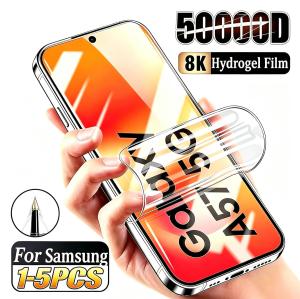 TAOYUNXI | 1-5Pcs HD Hydrogel Film For Samsung S26 Ultra S25 S24 Plus S23 FE A57 A56 A55 A35 A34 A17 A27 A26 A06 A07 A16 Screen Protector