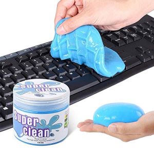 ADI TURBO Car Cleaning Glue Slime Cup Holders Sticky Jelly Gel Compound Dust Wiper Cleaner SlimeMulti functional cleaning gel.Dust removal and black removal technology keyboard cleaning tool