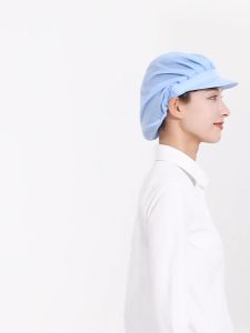 1 PCS Factory Workshop Breathable Work Caps Chef Waiter Dust Caps Kitchen Restaurant Employee Hat